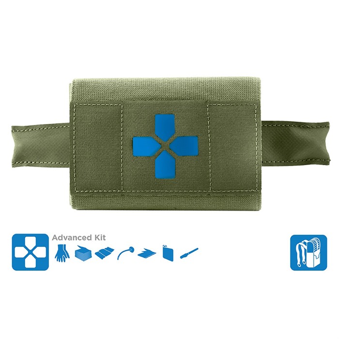 Blue Force Gear HW-TKN-MTKN-ADV-OD Micro Trauma Kit MOLLE Mount ODG