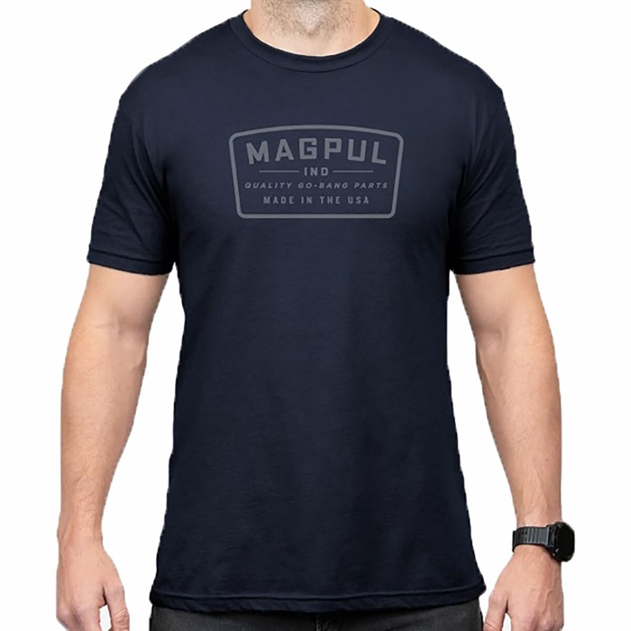Magpul MAG1111-410-S Go Bang Parts Navy Cotton T-Shirt Small