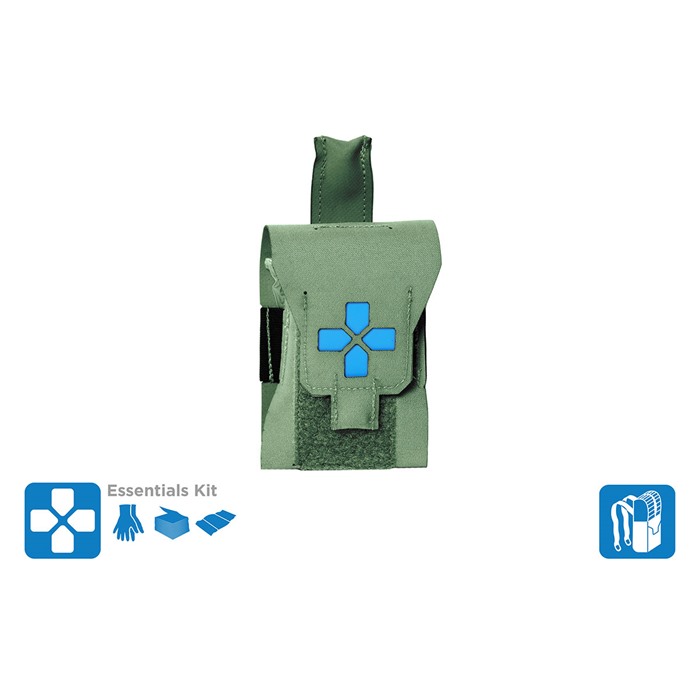 Blue Force Gear TKN-NANO-ESS-RG Micro Trauma Kit, Ranger Green