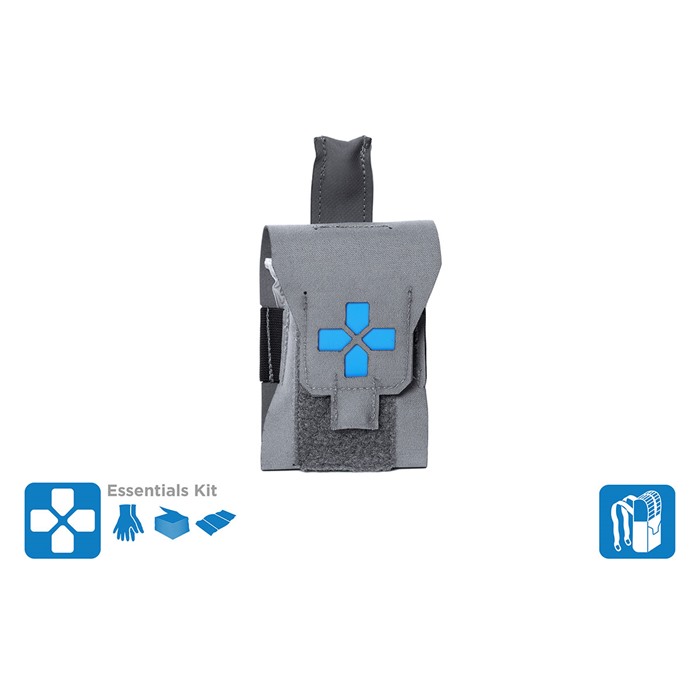 Blue Force Gear TKN-NANO-ESS-WF Micro Trauma Kit, Wolf Gray