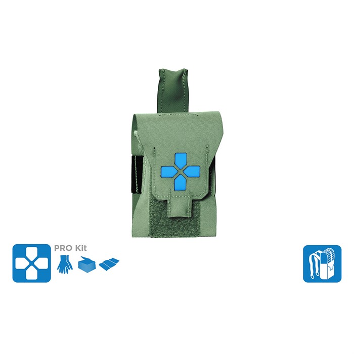 Blue Force Gear TKN-NANO-PRO-RG Micro Trauma Kit, Ranger Green
