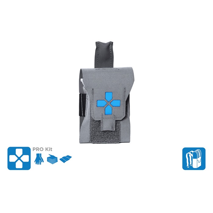 Blue Force Gear TKN-NANO-PRO-WF Micro Trauma Kit Wolf Gray
