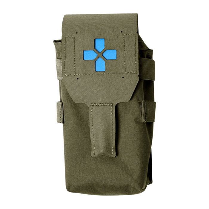 Blue Force Gear HW-TKN-SMALL-ADV-RG Trauma Kit, Ranger Green, MOLLE