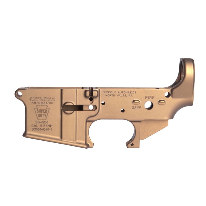 Geissele 02-1296-SD-S AR-15 Stripped Super Duty Lower Receiver Anodized