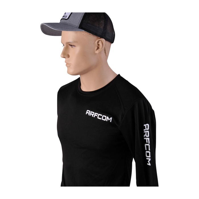 AR15.COM ARFCOM LONG ISLANDER LONG SLEEVE SHIRT XS BLACK
