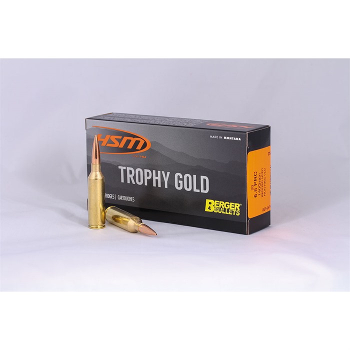 HSM TROPHY GOLD 6.5 PRC 140gr Match Hunting Vld 20 Rounds