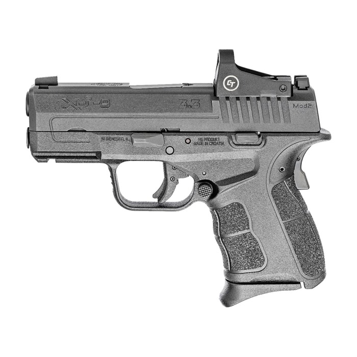 Springfield XDSG9339BCTGU22 XD-S Mod.2 9mm Black CT Optic 1x7rd 4x9rd Mags