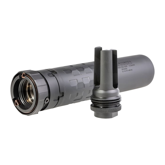 SilencerCo SU2255 Saker ASR 5.56x45mm NATO 7.33" L 1.50" D Black Cobalt/Stainless