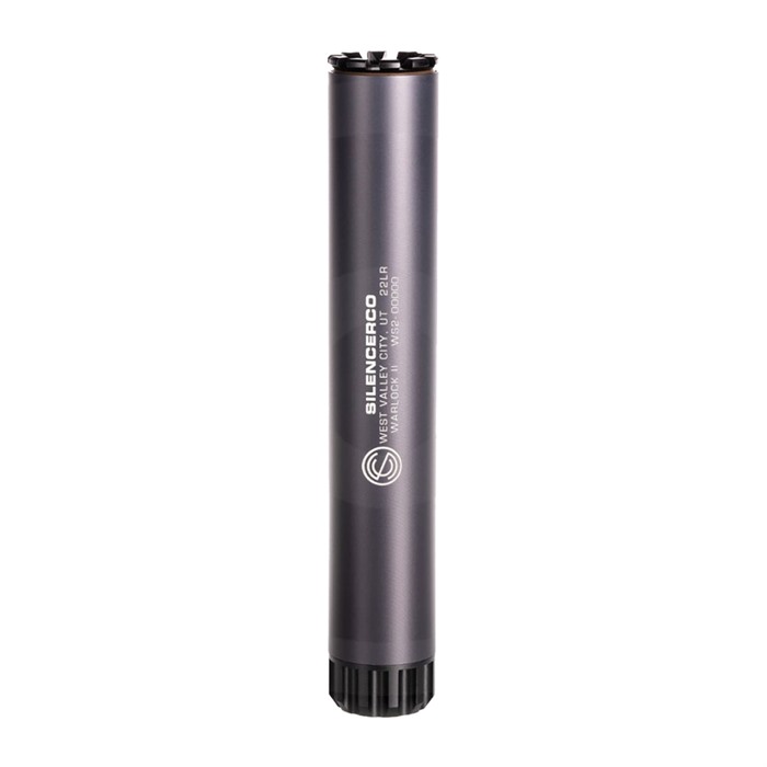SilencerCo Warlock 22 LR Suppressor 1.00" D Black
