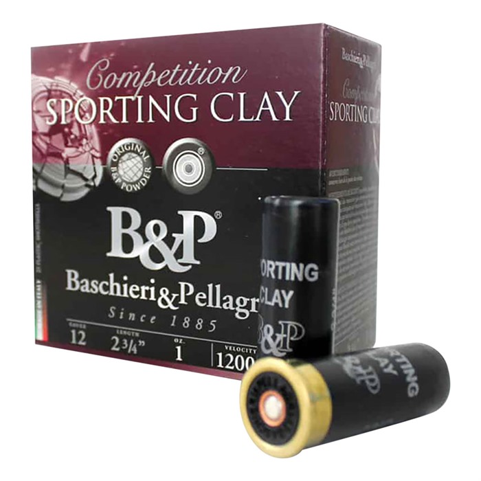 Baschieri & Pellagri 12B1SCL8 12 Gauge 2-3/4" 1oz #8 Ammo 250 Case