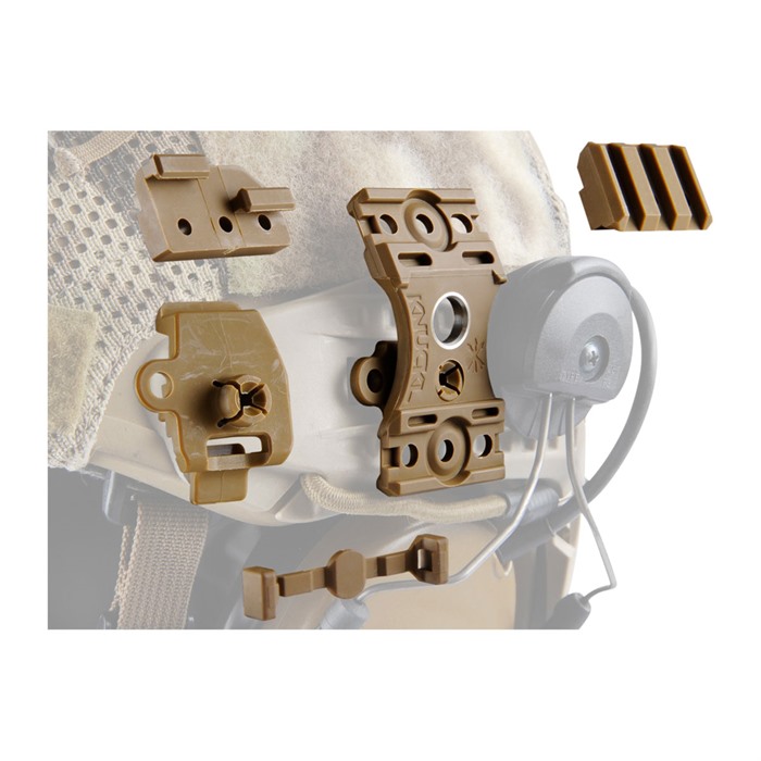 Unity Tactical KNU-FKF Knuckl Helmet Mount Kit Flat Dark Earth