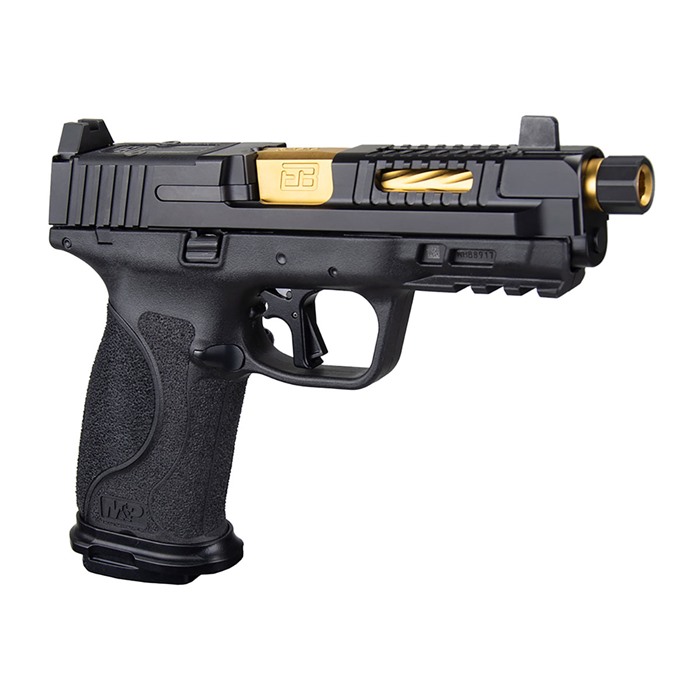 Ed Brown MPF4 9mm Luger 4.25" Black Nitride Slide Gold Barrel Polymer Grip 17+1 Rounds