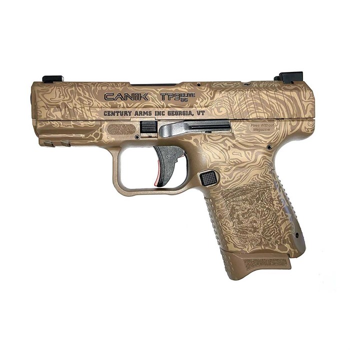 Canik HG5610DT-N TP9 Elite SC 9mm 3.6" Barrel 12+15 Rd Damascus Tan