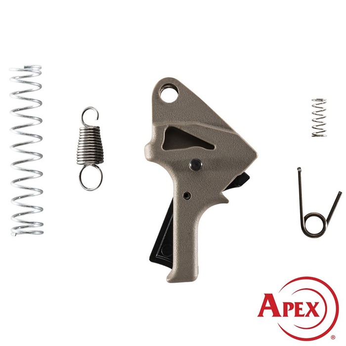 Apex Tactical 107-114-FDE Flat Faced Action Kit FDE for S&W SDVE
