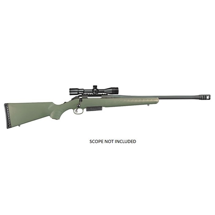 Ruger 26915 American Ranch 450 Bushmaster 18" Barrel 3-Round Green