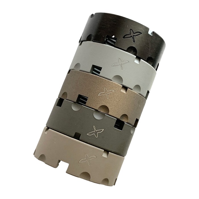 Forward Controls Design CN5F BB A5 Castle Nut Burnt Bronze AR-15