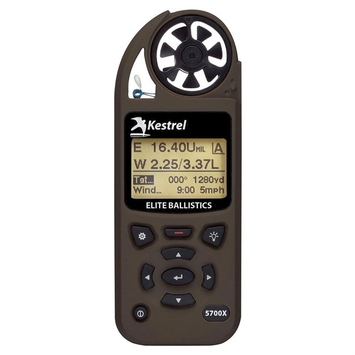 KESTREL 5700X ELITE WEATHER METER W/APPLIED BALLISTIC BERRY COMP FDE