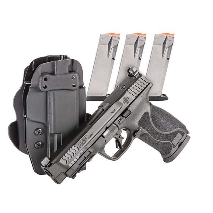 Smith & Wesson M&P10mm M2.0 10mm Pistol Bundle - Optics Ready, 4.6" Barrel, 15+1 Rounds - SMITH & WESSON - Best Price $570.00
