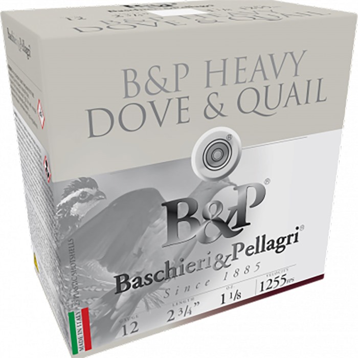 Baschieri & Pellagri 12B1DS7 12GA 2-3/4" 1oz #7 Steel 1375FPS 250ct