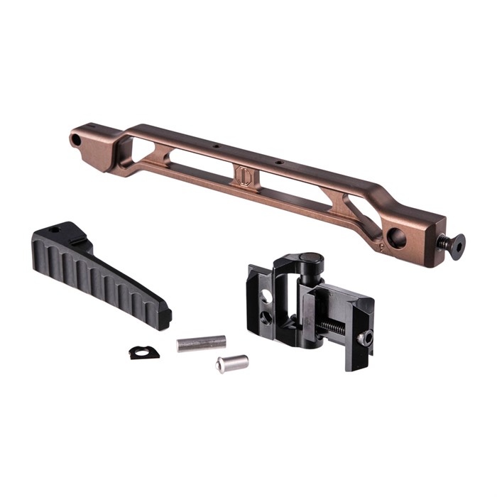 JMAC CUSTOMS AB-9R WITH FOLDING BUTTPLATE & JMAC 1913 FOLDING MECH TAN