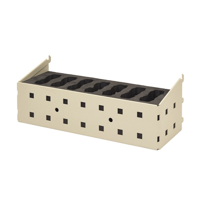 Hornady Security Square-Lok Bin 12in W 4.5in D 4.5in H Clear Plastic