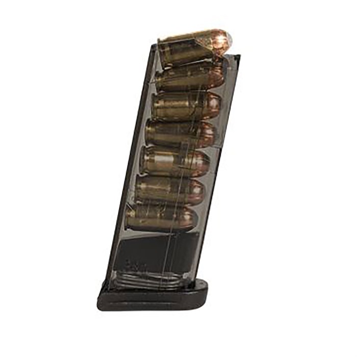 ETS MAG GLOCK 42 380ACP 7RD CARBON SMOKE