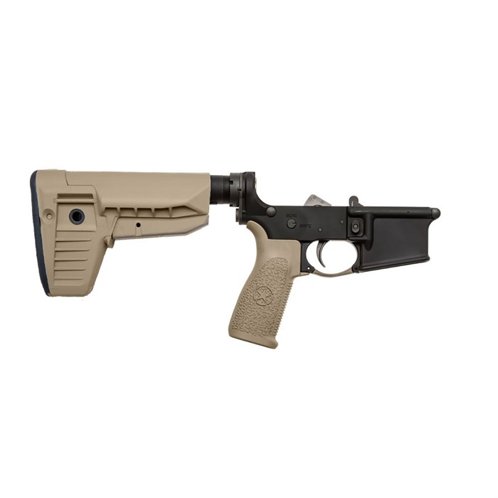 Bravo Company LRG-RMS-STK-MOD-1-SPMD-FDE AR-15 Lower, MK2 RMS, FDE Stock - Bravo Company Manufacturing - NA
