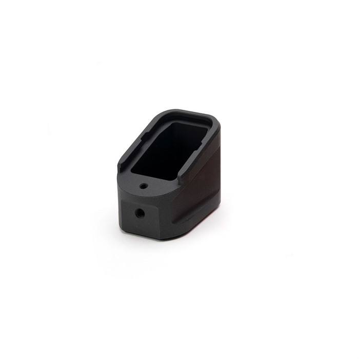 ALUMINUM EXTENDED MAG PLATE FOR GLOCK~G17 (9MM)