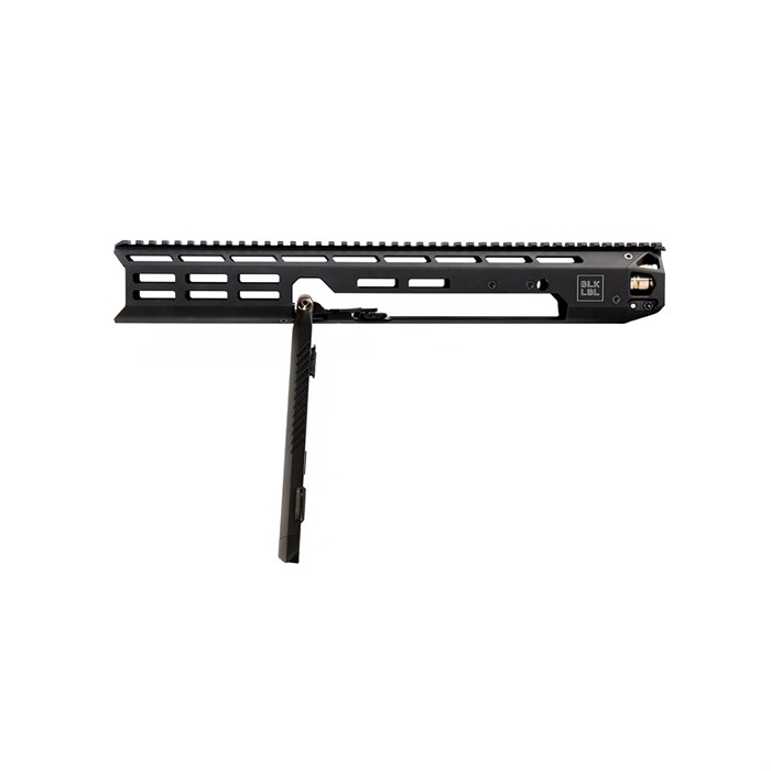 Brownells BL-AR10L-B-17-BLK AR-10 Low-Profile 17" Forend Bipod Black
