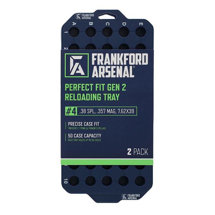 Frankford Arsenal Perfect Fit Reloading Tray #4 .38 SPL .357 MAG 2/ct - FRANKFORD ARSENAL - 38 SPECIAL