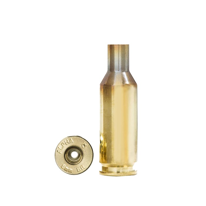 Alpha Munitions AM6BR-100 6mm BR Small Rifle Primer Brass 100/Box - ALPHA MUNITIONS - 6 MM BR