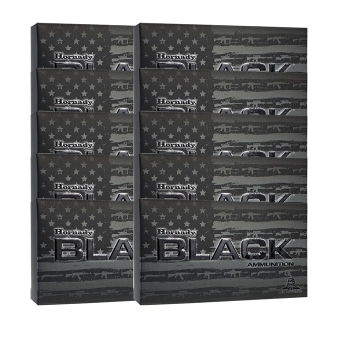 HORNADY BLACK 22 ARC 75GR ELD MATCH POLYMER TIPPED 200/CASE