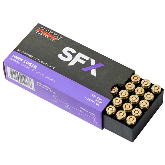 PMC 9SFX 9mm Luger 124gr StarFire Hollow Point Ammo 50 Rounds