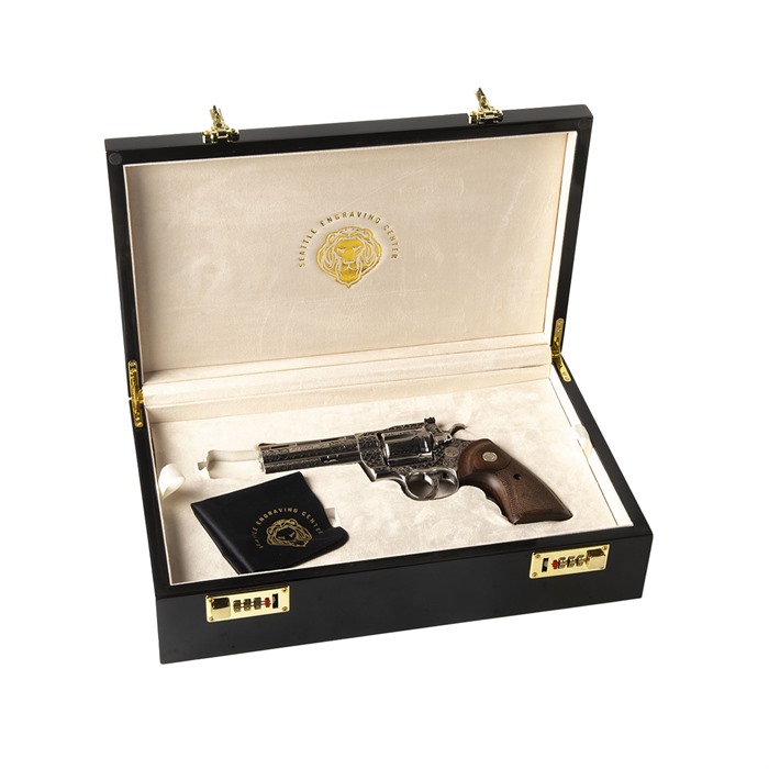 Colt Python SEC-PYTHON-SP4WTS 357 Mag/38 Spl 4.25" Engraved Stainless Steel