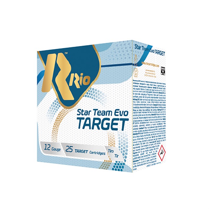 RIO OUTDOORS CORP. STAR TEAM EVO TARGET 12 GAUGE 2-3/4" 1-1/8OZ #7.5 SHOT25/BOX