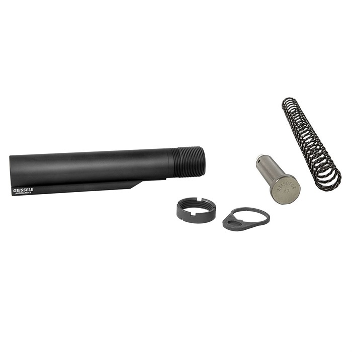 Geissele 08-163B-H2 AR-15 Mil-Spec Buffer Tube Assembly Super 42 H2 Black - Geissele