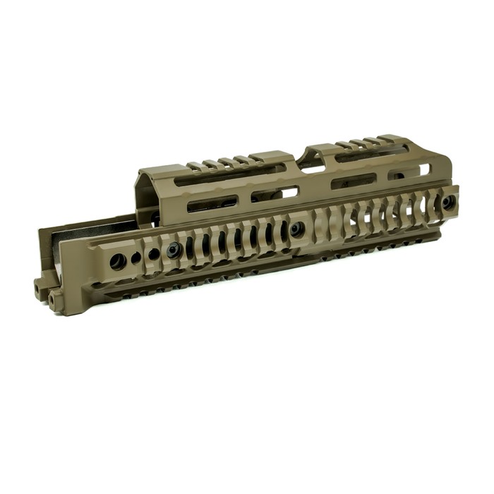 MI AK ALPHA SERIES QUAD RAIL HANDGUARD 10 FDE