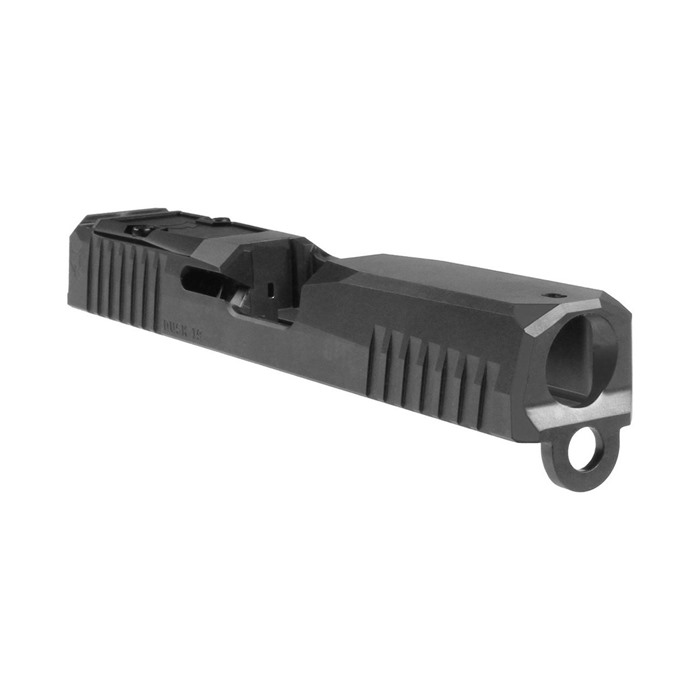Lone Wolf LWD-DKSLIDE19-G3-GG 9mm Gen3 RMR Cut Stripped Slide Graphite