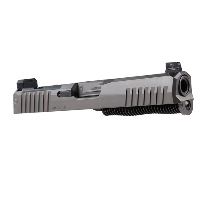 Lone Wolf LWD-DKSLIDE19-G3-GG 9mm Gen3 RMR Cut Slide Graphite Glock 19