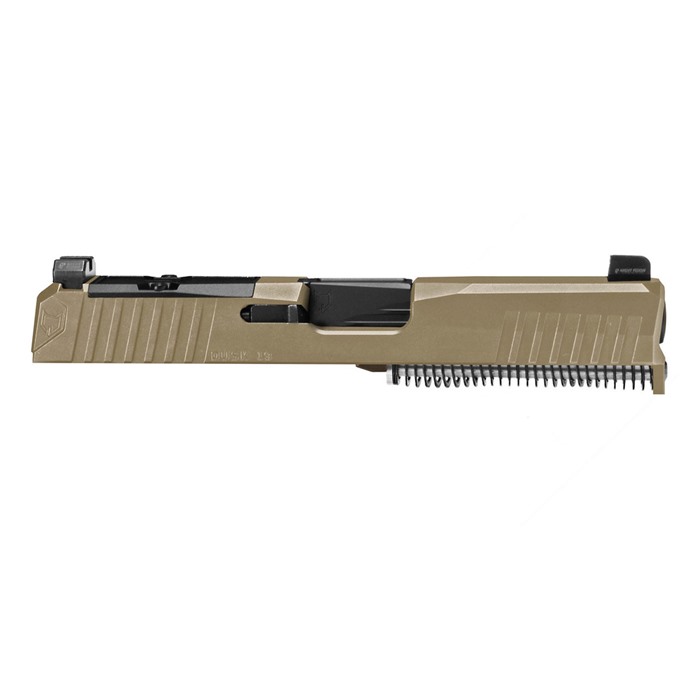 Lone Wolf LWD-DKSLIDE19-G3-FDE 9mm RMR Cut Slide FDE Glock 19 Gen3