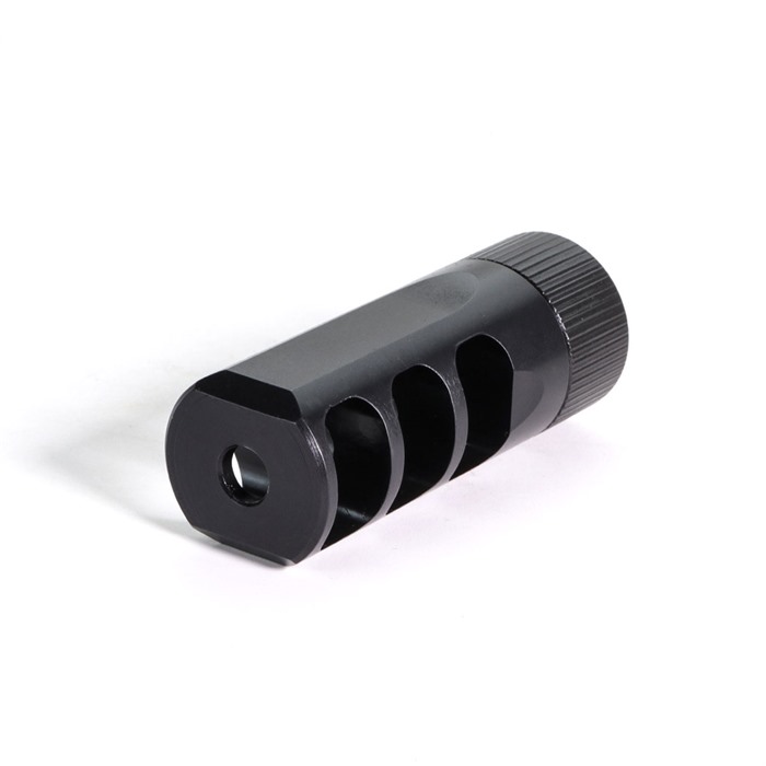 Faxon Firearms FFMD5563PMBSQPQ 5.56 NATO Muzzlok 3-Port Muzzle Brake - FAXON FIREARMS - 5.56 MM NATO