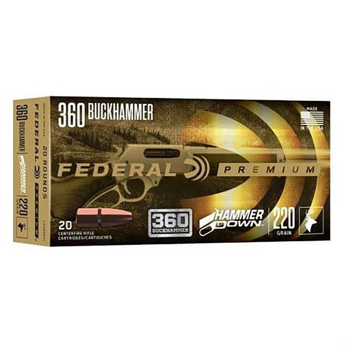 HAMMERDOWN 360 BUCKHAMMER RIFLE AMMO