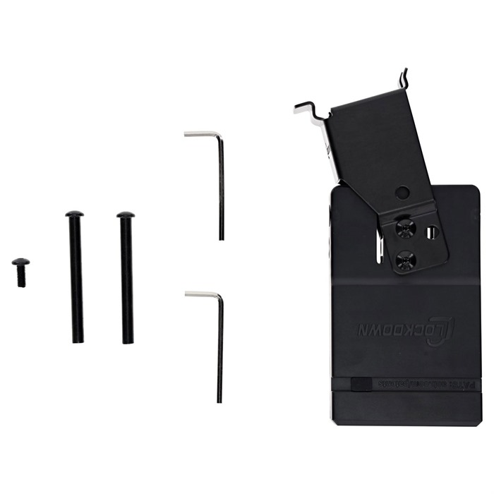 LOCKDOWN SAFE & SECURITY ACC. SECUREWALL HANGER FOR AR-10 BLACK
