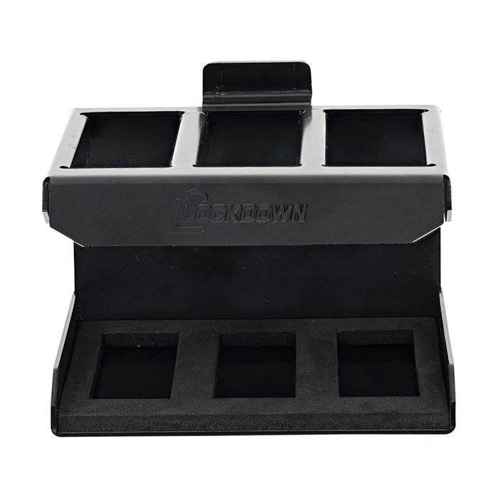 LOCKDOWN SAFE & SECURITY ACC. SECUREWALL MAGAZINE RACK FOR AR-15 MAGAZINES BLACK