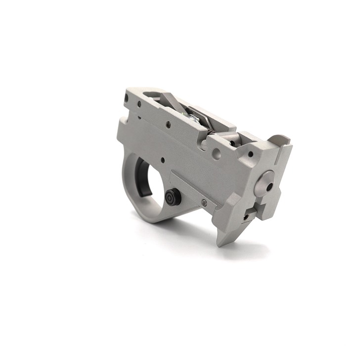 TWO STAGE TRIGGER UNIT FOR 10-22 SILVER BLK CURVED EXTENDED