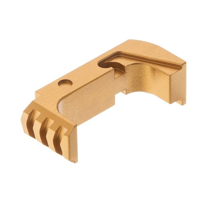 TYRANT CNC EXTENDED MAGAZINE RELEASE FOR GLOCK 43X/48 GOLD