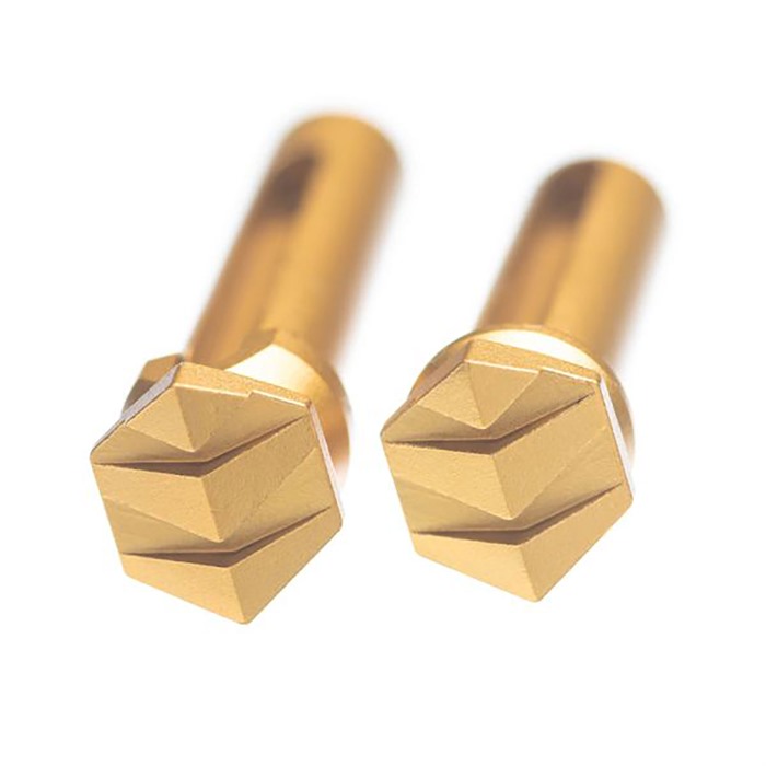 Tyrant Designs TD-AR15TP-GOLD AR-15 Enhanced Takedown Pins Gold