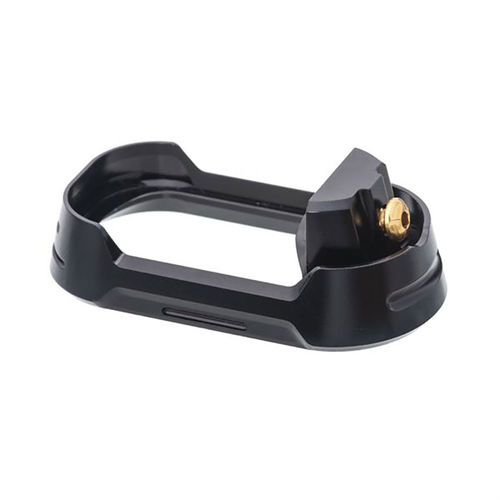 Tyrant CNC MAGWELL FOR GLOCK 19/23 GEN 5 BLACK W/GOLD SCREW