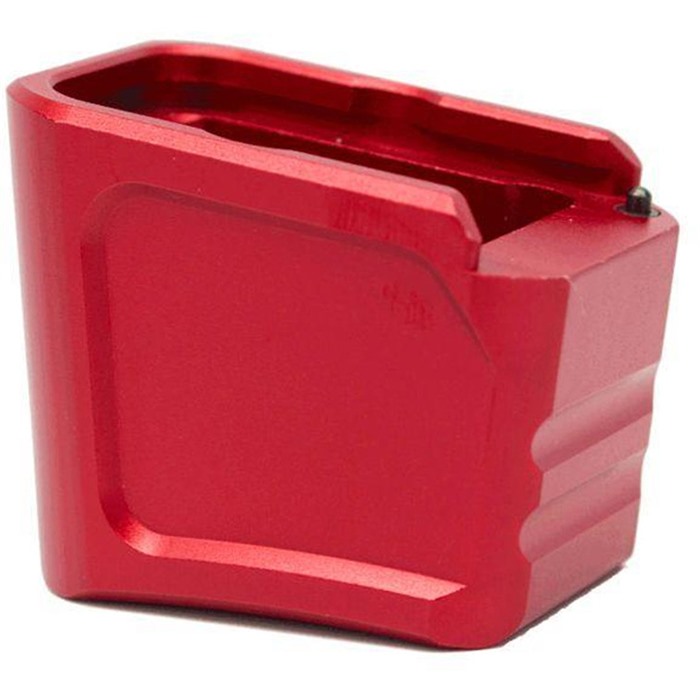Tyrant CNC +5/4 MAGAZINE EXTENSION FOR GLOCK 19/23/26 RED