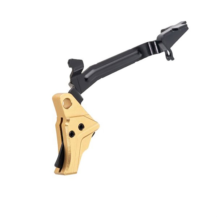 Tyrant Designs TD-GTRIG-3-4 Gold/Black Trigger for Glock Gen 3/4 - TYRANT CNC